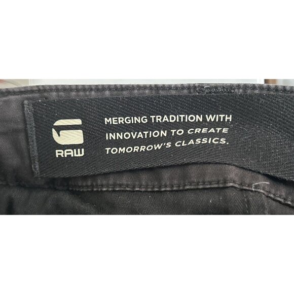 G-Star Cargo Pants RCO Roxic Loose Tapered in Raven Size 34/30 - Picture 9 of 10